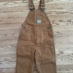 Carhartt KIDS' CANVAS BIB OVERALL (4T)